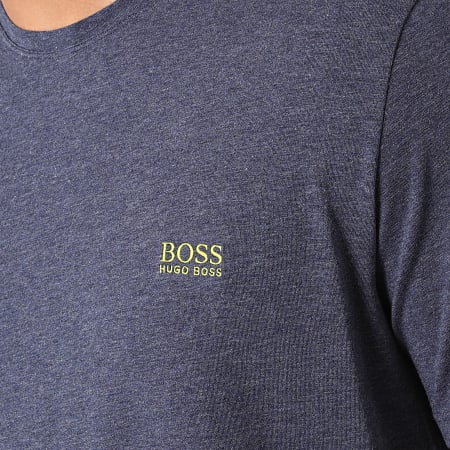 BOSS - Tee Shirt 50381904 Bleu Marine Chiné