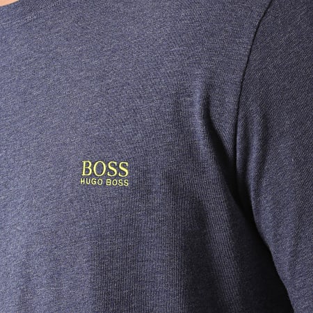 BOSS - Tee Shirt Manches Longues 50379006 Bleu Marine Chiné