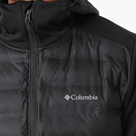 Columbia - Chaqueta Out-Shield Hybrid con capucha y cremallera negra