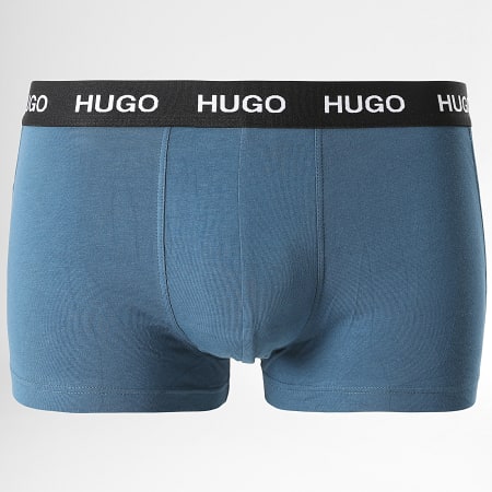 HUGO - Lot De 3 Boxers 50449351 Bleu Vert Kaki