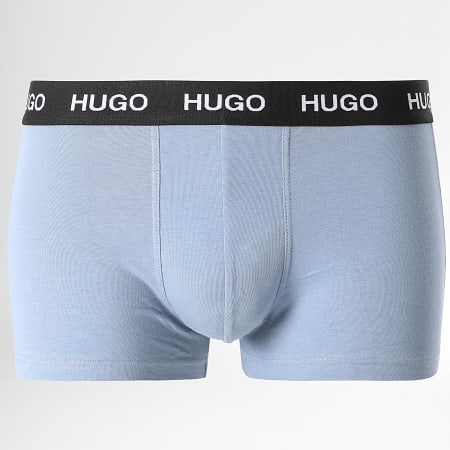 HUGO - Lot De 3 Boxers 50449351 Bleu Vert Kaki
