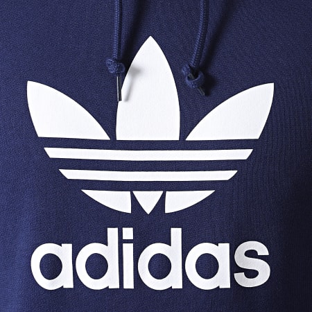 Adidas Originals - Sweat Capuche Trefoil H06666 Bleu Marine