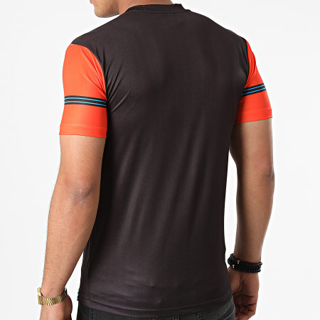 OM - Tee Shirt Polyester Sublime M21007C Noir Orange
