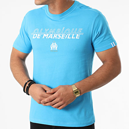 OM - Tee Shirt Olympique De Marseille M21003C Bleu Clair