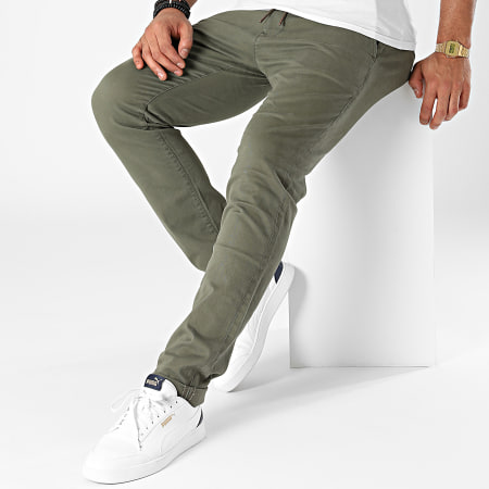 Reell Jeans - Pantalon Chino Flex Easy Vert Kaki
