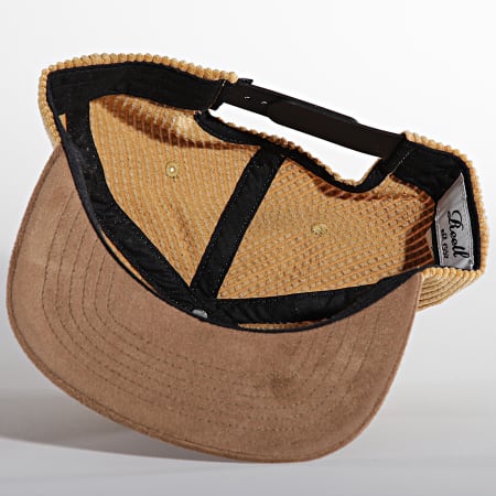 Reell Jeans - Casquette Snapback Suede Camel