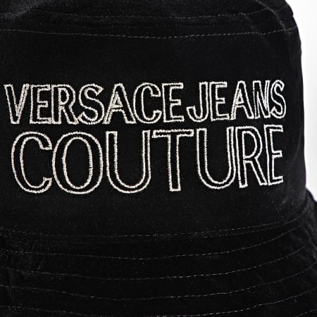 Versace Jeans Couture - Bob Bucket Hat Noir Doré