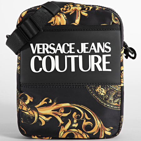 Versace Jeans Couture - Sacoche Range Logo Type Noir Renaissance