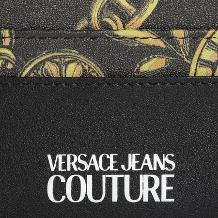 Versace Jeans Couture - Gamma Regalia Barocco Nero Rinascimento Custodia per carte di credito