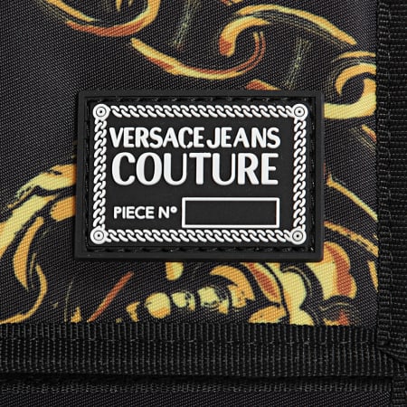 Versace Jeans Couture - Portefeuille Range Tag Baroque Noir Renaissance