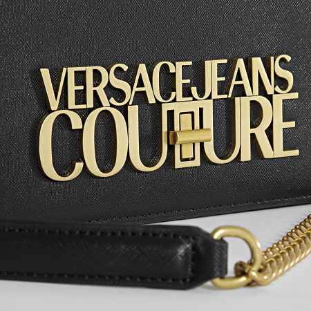 Versace Jeans Couture - Sac A Main Femme Logo Lock Noir