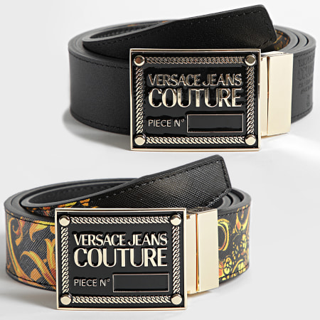 Versace Jeans Couture - Ceinture Réversible 71YA6F01 Noir Renaissance