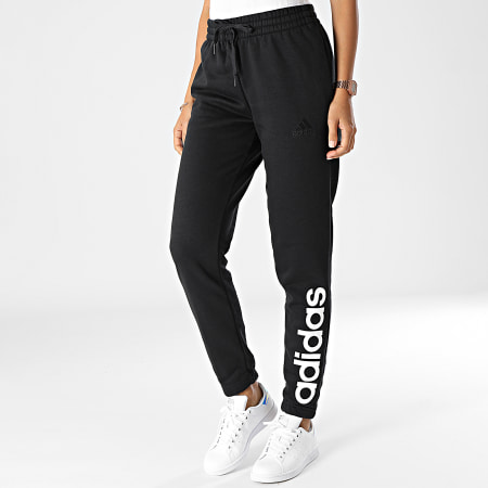 Adidas Sportswear - Pantalon Jogging Femme Linear GK8899 Noir