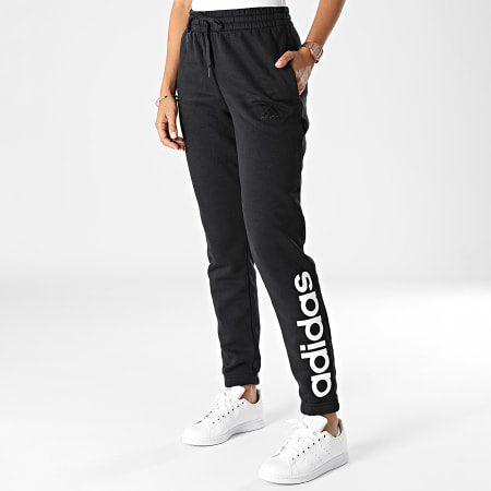Adidas Sportswear - Pantalon Jogging Femme Linear GK8899 Noir