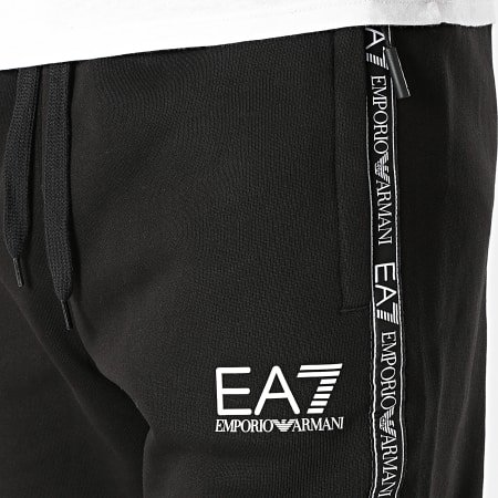 EA7 Emporio Armani - Pantalon Jogging A Bandes 6KPP61-PJ07Z Noir