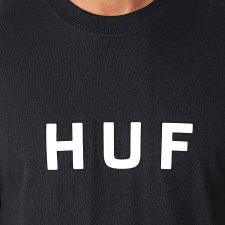 HUF - Tee Shirt Essentials Logo Noir