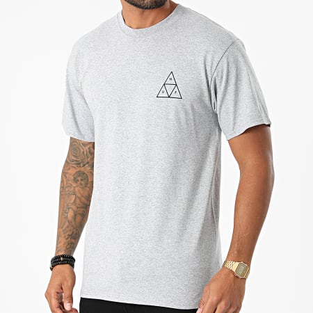 HUF - Camiseta Essentials gris jaspeado