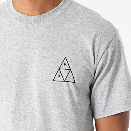 HUF - Camiseta Essentials gris jaspeado