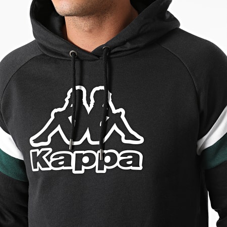 Kappa - Sweat Capuche 341174W Noir