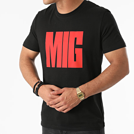 MIG - Camiseta On Y Go Negro Rojo