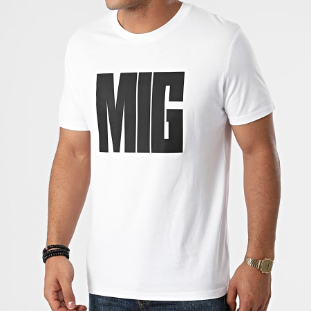 MIG - Tee Shirt Tu Connais Blanc Noir