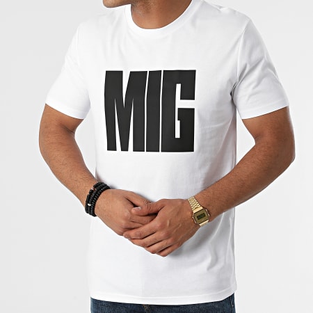 MIG - Camiseta On Y Go Blanco Negro