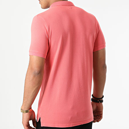 Superdry - Polo Manches Courtes Vintage Destroyed M1110252A Rose