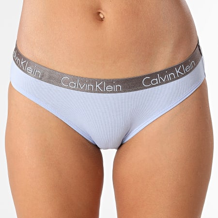 Calvin Klein - Lot De 3 Bikinis Femme QD3561E Bleu Blanc Noir