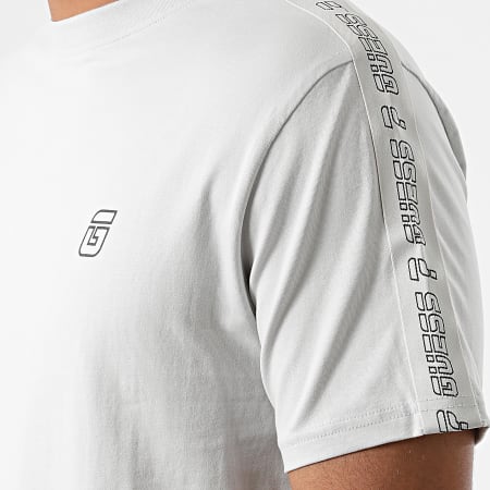 Guess - Camiseta Rayas U1BA32-J1311 Gris Claro