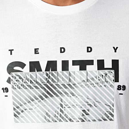 Teddy Smith - Tee Shirt Darius Blanc