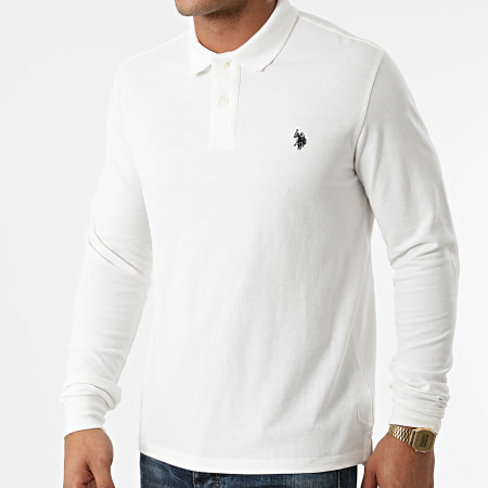US Polo ASSN - Polo Manches Longues Must 60628-49785 Blanc