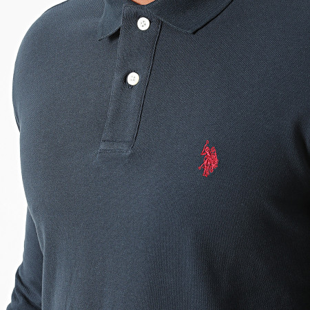 US Polo ASSN - Polo Manches Longues Must 60628-49785 Bleu Marine Rouge