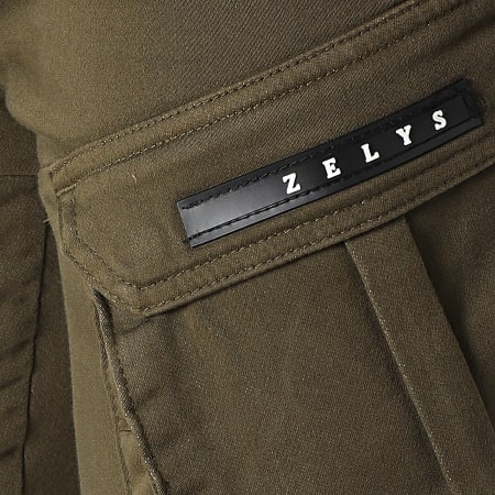 Zelys Paris - Pantaloni Jogger Kargo Verde Khaki