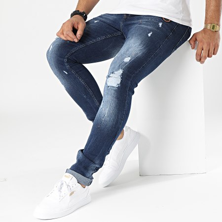 Zelys Paris - Jeans skinny in denim blu Ivalentin