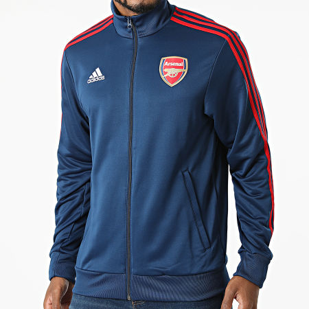 Adidas Sportswear - Veste Zippée A Bandes  Arsenal FC 3 Stripes GR4225 Bleu Marine