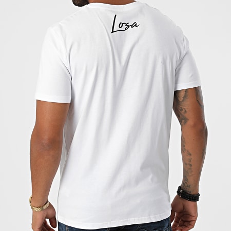 Bramsito - Tee Shirt Losa 2L Blanc Noir