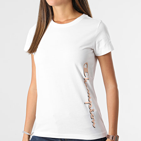 Champion - Camiseta Mujer 114413 Blanco