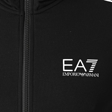 EA7 Emporio Armani - Sweat Col Zippé Capuche 6KPM56-PJ9FZ Noir