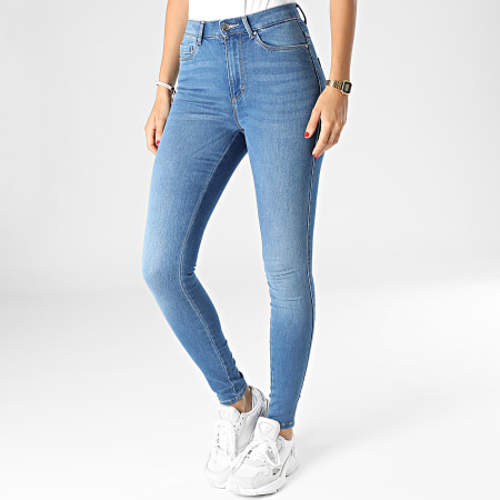 Only - Jeans skinny donna Paola Blue Denim
