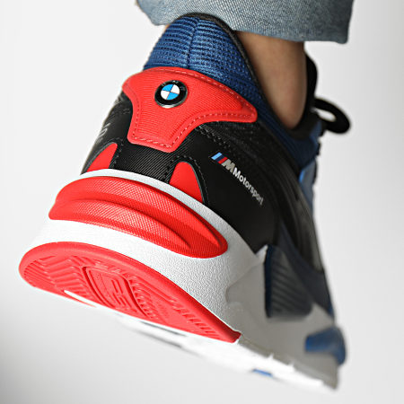 Puma BMW Motorsport RS Z Sneakers 307059 Nero Forte Blu Rosso Fuoco Ryses