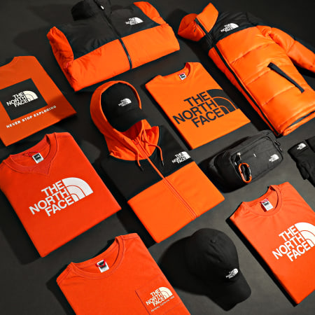 The North Face - Tee Shirt Manches Longues A2TX1 Orange
