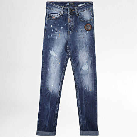 Zelys Paris - Kalentin Jeans slim in denim blu per bambini