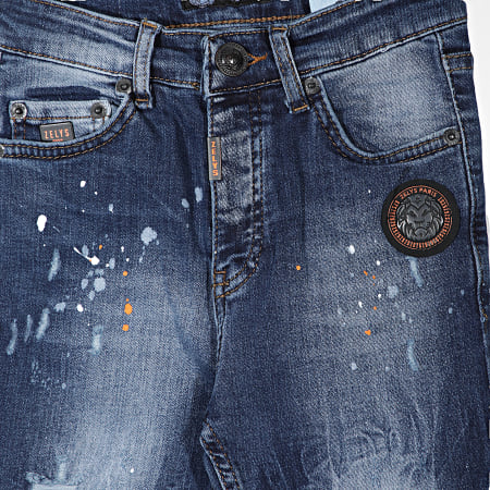 Zelys Paris - Kalentin Jeans slim in denim blu per bambini