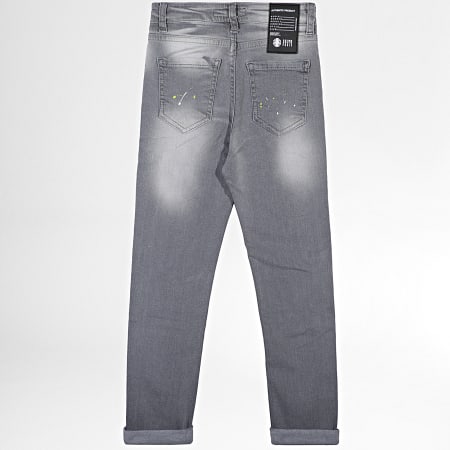 Zelys Paris - Kamian Jeans slim grigi per bambini
