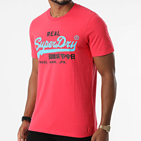 Superdry - Tee Shirt Vintage Logo AC M1011143A Rouge