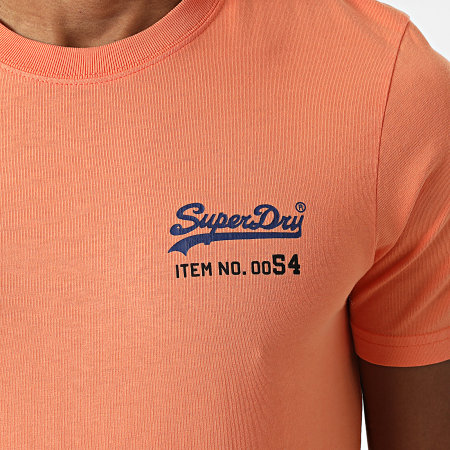 Superdry - Maglietta vintage con logo AC M1011143A Arancione chiaro