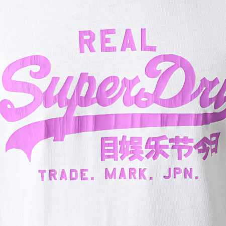 Superdry - Tee Shirt Vintage Logo AC M1011143A Blanc