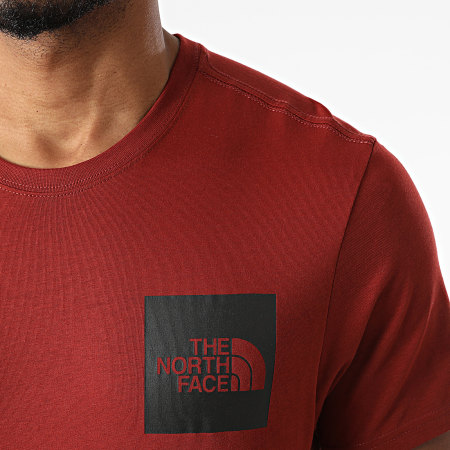 The North Face - Tee Shirt Fine 0CEQ5 Rouge Brique
