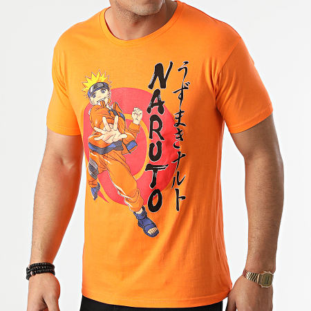 Naruto - Camiseta MENARUTTS118 Naranja