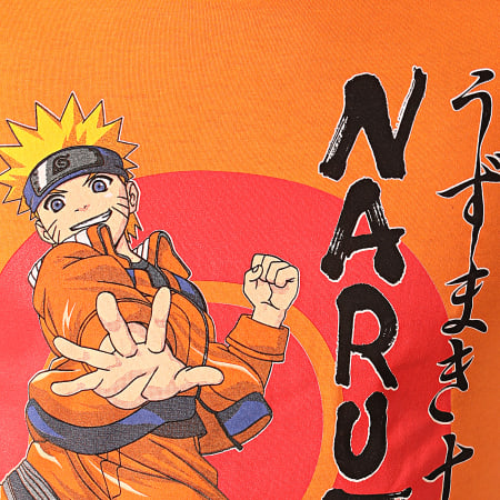 Naruto - Camiseta MENARUTTS118 Naranja